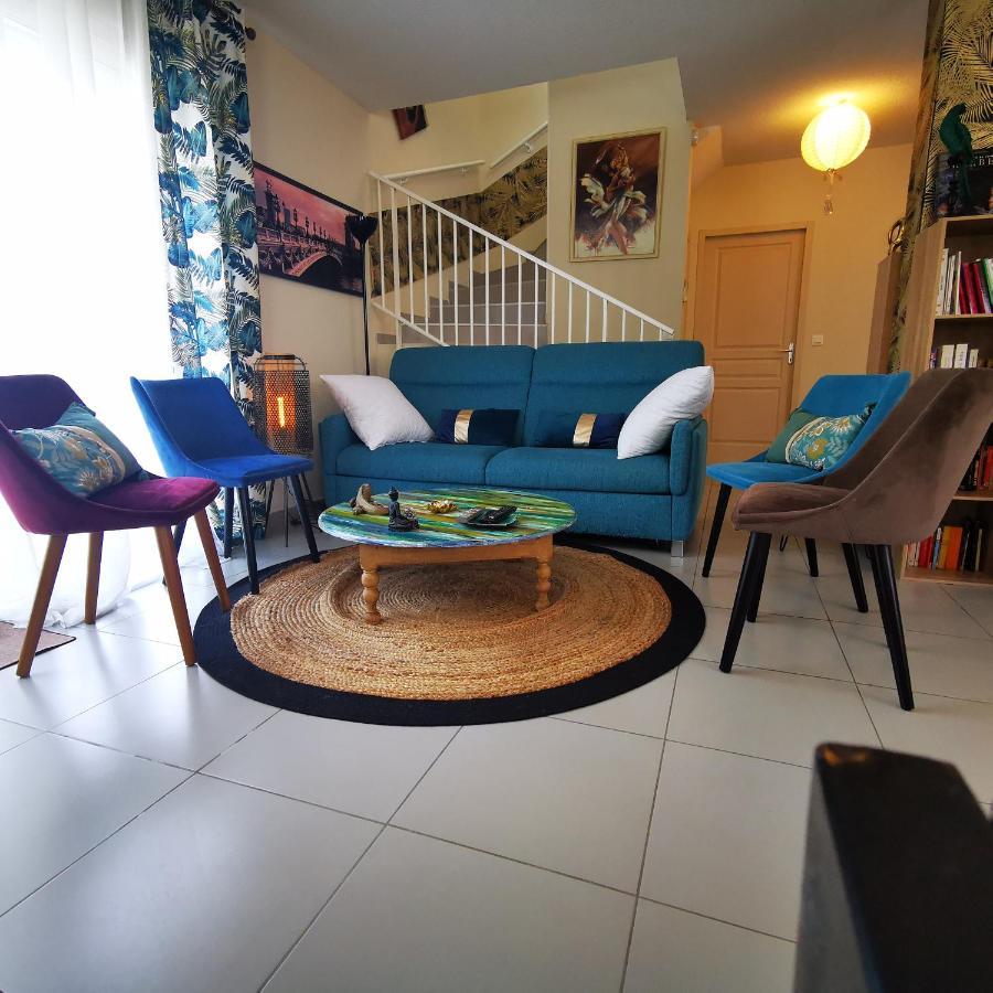 Cool Mediterranean Life 8 People Jacuzzi Barbecue Gametrampoline 2 Parking Βίλα Μπεζιέ Εξωτερικό φωτογραφία